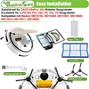 A collage of images showing robot vacuum cleaner parts and accessories. Produktbild-Vorschau