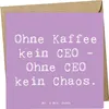 Mr. & Mrs. Panda Grußkarte Spruch CEO ohne Chaos - Produktbild-Vorschau 1