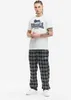 Pánské kalhoty Normal Fit BACHE černé tartanové XL Lonsdale Náhled obrázku produktu 3