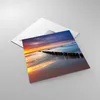 Bilder auf glas - Meer Küste Strand Sonnenaufgang - 40x40cm Produktbild-Vorschau 2