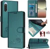 Leder Hülle für Sony Xperia 10 V Süße Katze Flip Case Produktbild-Vorschau 1