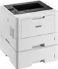 A white Brother laser printer with a black top panel, shown from a three-quarter angle. Anteprima dell’immagine prodotto