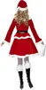 A woman wearing a Santa costume, viewed from the back. Anteprima dell’immagine prodotto