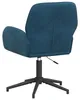 vidaXL Drehstuhl 54 x 55 x 90 cm Blau Samt Produktbild-Vorschau 5