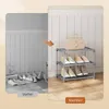 WOLTU Schuhregal schmal 3 Ebenen, Metall, für 6 Paar Produktbild-Vorschau 7
