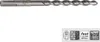A single drill bit is shown horizontally against a white background. Below the drill bit are icons indicating features. Anteprima dell’immagine prodotto