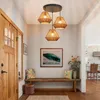 ZMH lampy wiszące boho lampa wisząca rattanowa lampa Podgląd zdjęcia produktu 7