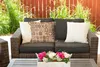 MuchoWow® Outdoor Kissen - Design - Blumen - Braun - Natur Produktbild-Vorschau 5