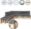 Palettenkissen Set 3x L (120x80cm) 3x M (120x40cm) Produktbild-Vorschau 3