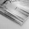 Bilder auf glas - Einteilig - Schwarzweiß Baum See - Produktbild-Vorschau 5