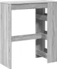 A gray wooden bar table with shelves. Produktbild-Vorschau
