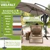 Parasol rectangulaire tillvex® en aluminium Ø 330 cm, Voir les images du produit 5