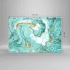 Bilder auf glas - Abstraktion blau Wasser modern - 120x80cm Produktbild-Vorschau 3