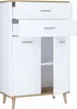 Landos Badschrank weiß, Eiche Nachbildung. Produktbild-Vorschau 4