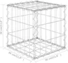 Cabane en gabions cubique fil d'acier 30x30x30 cm Voir les images du produit 5