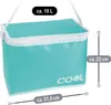 com-four® 2x Kühltasche 4 L / 10 L - faltbare Produktbild-Vorschau 2