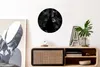 MuchoWow® Rundes Wandbild - Runde Bilder Blumen - Kuh - Produktbild-Vorschau 2
