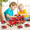 Feuerwehrautos Kleinkinderspielzeug für Alter 1-5, 5-in-1 Produktbild-Vorschau 9