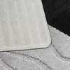 Badteppich Schwarz-Grau - Badezimmer Teppich Rutschfest & Produktbild-Vorschau 7