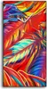 Wandbild Leinwand Bilder mit Uhr 30x60 Kunst bunte Produktbild-Vorschau 1