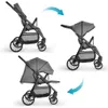 Kidnort Wózek spacerowy Sjölejon Szary melanż Podgląd zdjęcia produktu 4