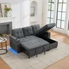 okwish divano a tre posti con chaise longue e funzione Anteprima dell’immagine prodotto 10