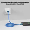3m Micro USB Kabel Ladekabel Daten für Handy Tablet Samsung Produktbild-Vorschau 2
