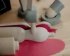 Weihnachtsfigur Engel mit Tüllen zerlegbar Höhe 28cm NEU Produktbild-Vorschau 2