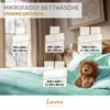 Lavea® Bettwäsche 200x220 cm, 3-teilig, 1 Bettbezug 200x220 Produktbild-Vorschau 5