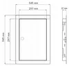 Metall-Inspektionsklappe Mit Schloss 30 X 30 FEINZ Cm Produktbild-Vorschau 3
