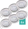 6er Set Oktaplex Einbaustrahler inkl. LED Modul 4.000K Produktbild-Vorschau 1