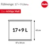 Hailo Öko duo Plus L Tret-Mülltrenner - freistehender 17+9 Produktbild-Vorschau 13