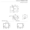 Schock Unterbau-Einbauspüle Mono D-100S U Silverstone Produktbild-Vorschau 8