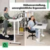 di volio Höhenverstellbarer Schreibtisch Biago, 140 x 60 Produktbild-Vorschau 6