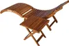 vidaXL Sonnenliege mit Tisch und Auflage Massivholz Akazie Produktbild-Vorschau 1