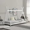 [en.casa] Kinderbett 90x200cm Weiß im Tipi-Design aus Produktbild-Vorschau 2