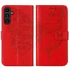 Lederhülle für Samsung Galaxy A05S Schmetterling Prägung Produktbild-Vorschau 2