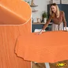 Tischdecke Wachstuch Einfarbig Rot Robust Wasserabweisend Produktbild-Vorschau 5