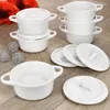 12er Set CREME Mini-Cocotte 100ml Creme-Weiß Back-Form Produktbild-Vorschau 5