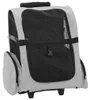 vidaXL Trolley für Haustiere 3-in-1 Grau 48x32x(57-106) cm Produktbild-Vorschau 8