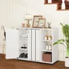 COSTWAY Schuhschrank, Schuhregal mit 2 Türen, Regalen, Produktbild-Vorschau 8