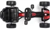 A top-down view of a black go-kart on a white background. Podgląd zdjęcia produktu