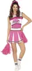 Sportliches Cheerleader Outfit Karneval Party Fasching Produktbild-Vorschau 5