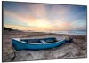 Wallario Wandbild Fischerboot am Strand bei Produktbild-Vorschau 2
