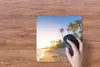 MuchoWow® Mauspad Mousepad Strand - Palme - Sand 30x30 cm - Produktbild-Vorschau 3