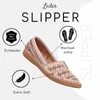 Gemini Damen Slipper Leder Mokassin mit Lochmuster und Produktbild-Vorschau 10