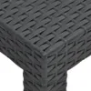 vidaXL Stół ogrodowy antracyt 58x58x41 cm PP rattan Podgląd zdjęcia produktu 4