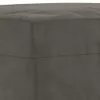 vidaXL Fußhocker Dunkelgrau 60x50x41 cm Samt Produktbild-Vorschau 5
