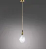 LeuchtenDirekt Pendelleuchte Messing max. 60W E27 ohne Produktbild-Vorschau 4