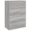 The Living Store Sideboards 2 Stk. Grau Sonoma 60x31x84 cm Produktbild-Vorschau 5